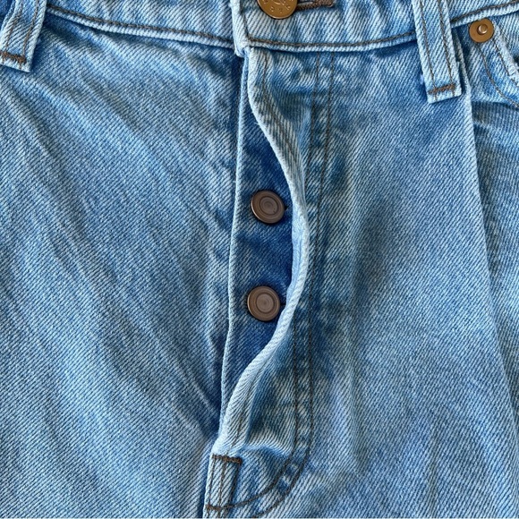Snacks Mother Jeans Pleated Fun Dip Puddle Jeans Light Wash High Rise Small GUC - Picture 9 of 15